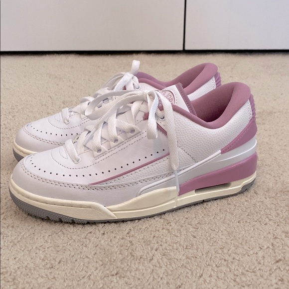 Nike Shoes - Air Jordan 2/3 Orchid Sneakers Trainers Shoes Low-top Women's FZ4122-105 Size 7